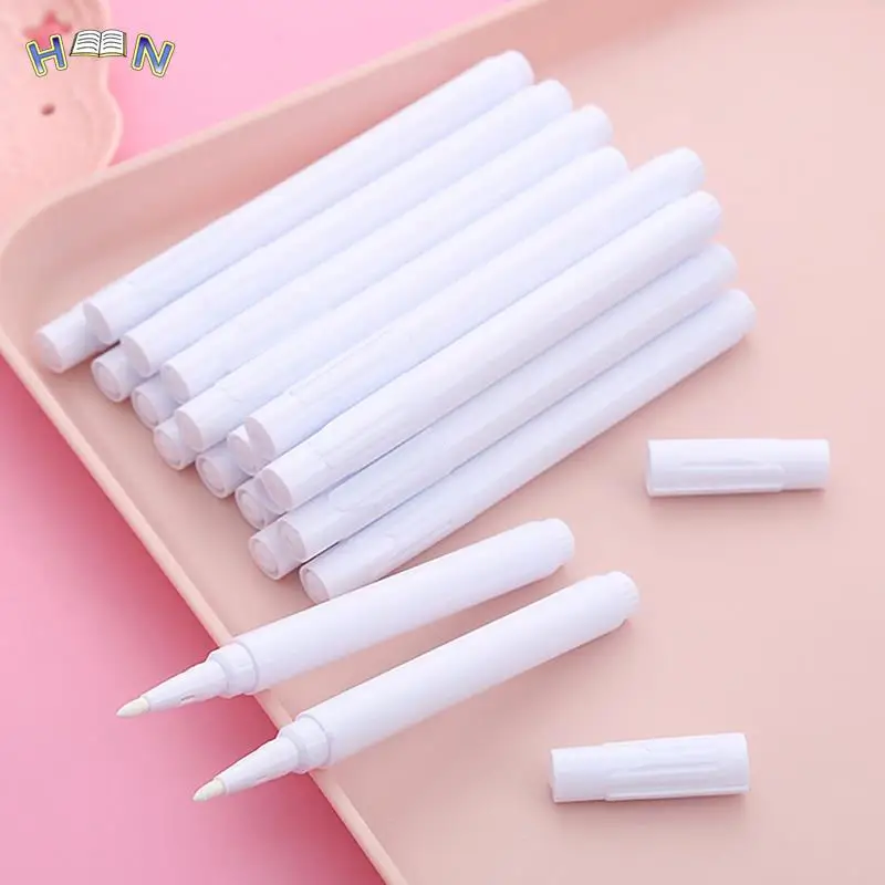 

5pcs White Liquid Chalk Marker Pen Used on Glass Windows Chalkboard Erasable Art Supplies for Artist