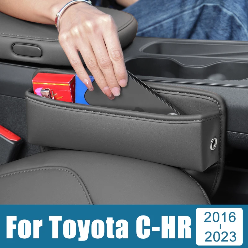 

For Toyota C-HR CHR C HR CH R 2016 2017 2018 2019 2020 2021 2022 2023 Car Seat Crevice Slot Storage Box Built-in Bag Cover Case