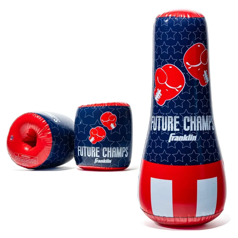 

Inflatable Kids Punching Bag + Boxing Gloves Set