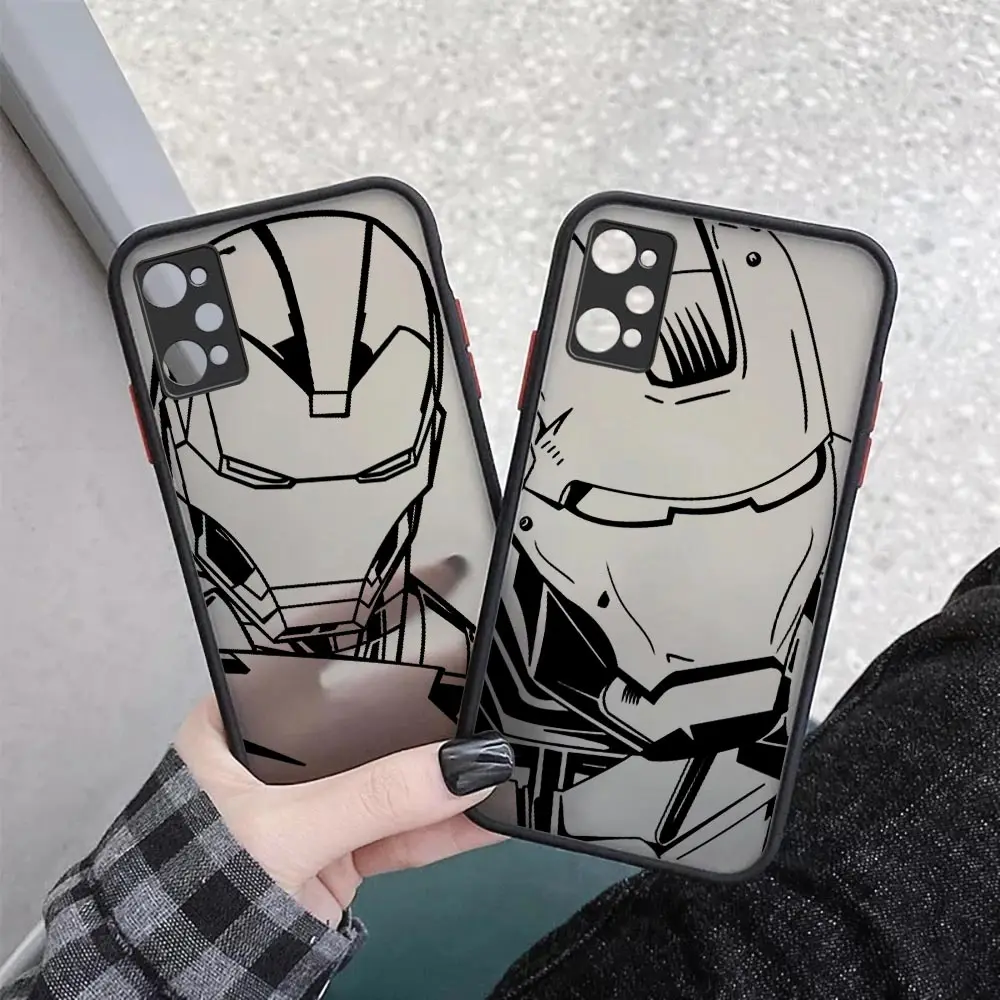 

Marvel Hero Iron Man Comics Case for Realme C15 C20 C21 C30 C31 C33 C35 C55 V15 V25 XT GT NEO 2 MASTER NARZO 50 50I 50A 5G Cover