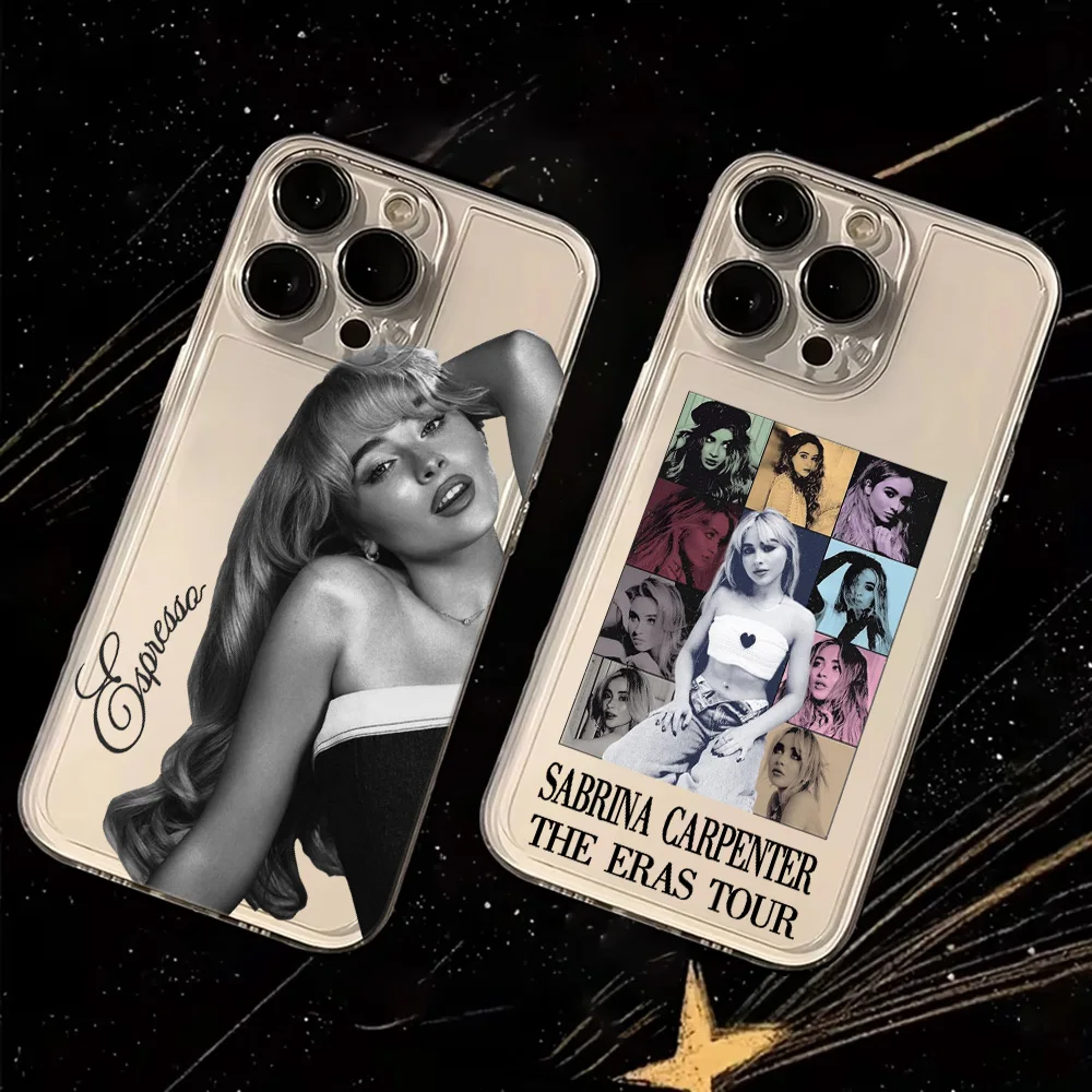 Чехол для телефона Singer Samsung S25 S24 S23 S22 S21 S20 FE Note20 Note10 Plus Ultra Lite 5G S-Sabrina C-Carpenter Clear Soft TPU
