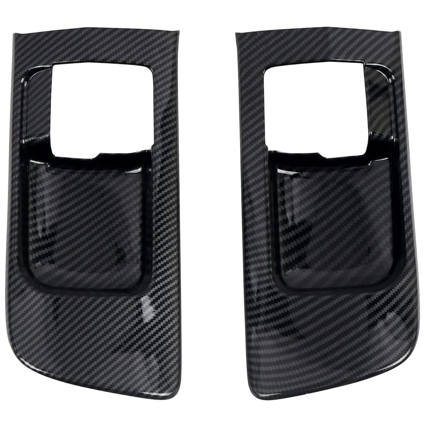 

For Toyota Tundra Double Cab 2014-2021 Car Door Handle Bowl Cover Trim Decoration Sticker Accessories, 2PCS Carbon Fiber