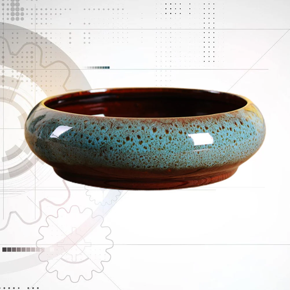 

Hydroponic Planter Containers Outdoor Pots Round Succulent Holder Planters Indoor Plants Ceramic Succulent Tray Cactus