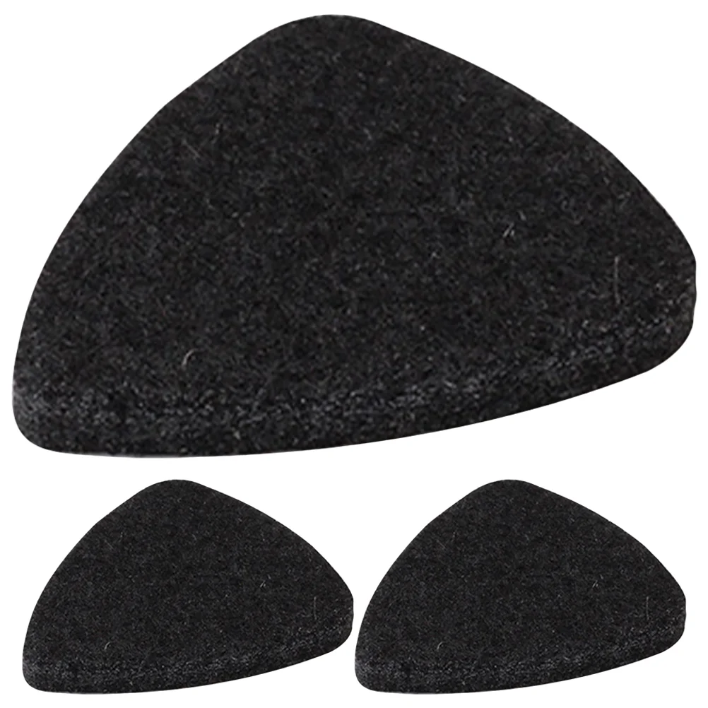 

Guitar Picks Pick Felt Small Portable Plectrum Wool Plectrums Practical Folk Practicing Practice Bass Compact