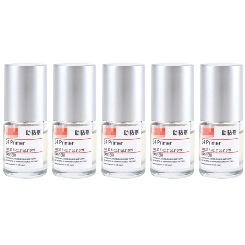 

5 Bottles Attachment Tape Liquid Primer Clear Adhesion Promoter Primer Adhesive Promoter Primer Wipes