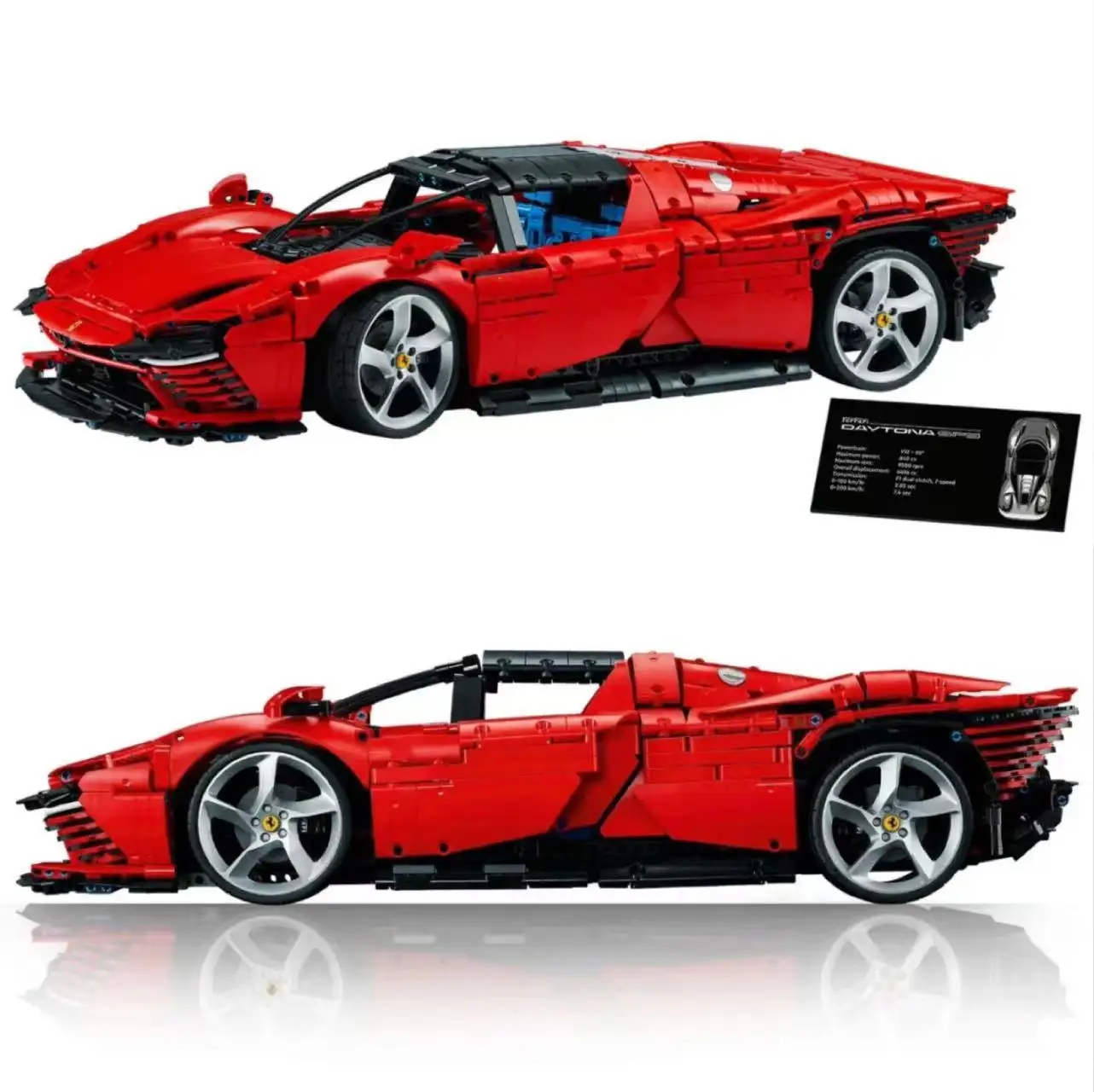 

2022 New 3778PCS Technical Ferraried Daytona SP3 42143 Supercar Model Building Block Toys For Boys Girls Birthday Gift
