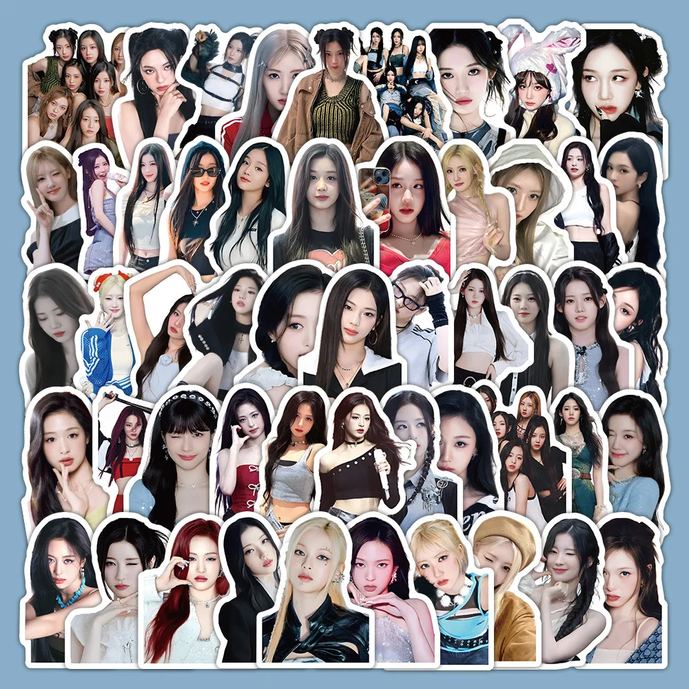 10/60 шт. Kpop мультфильм BABYMONSTER групповые наклейки для ноутбука телефона гитары