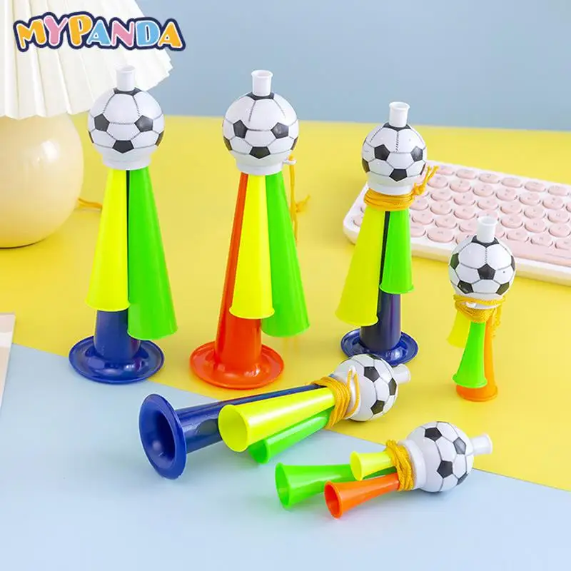 

1pc 13/19/21cm Random Color Cheer Plastic Horn Football Game Fans Cheerleading Props Vuvuzela Kid Trumpet