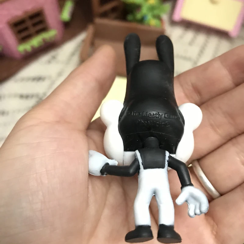 1 шт. кавайная Милая игра фигурка Бенди аниме зло 3D модель чернила черно-белая