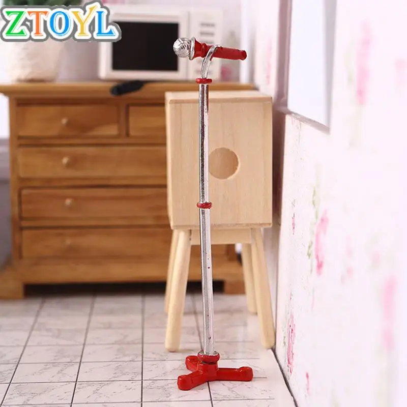 

Мини-Фотофон для кукольного домика с подставкой, музыкальный инструмент, декор мебели, кукольный домик, Миниатюрные аксессуары для мебели