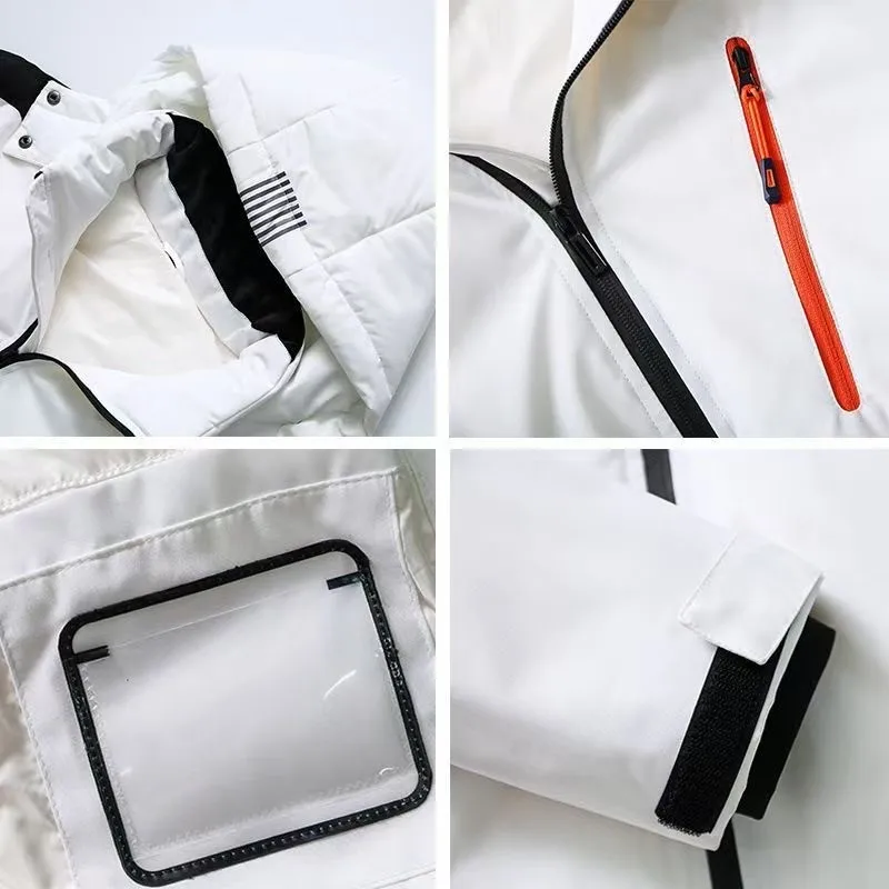 Зимние куртки для гольфа женщин и мужчин модный повседневный пуховик пальто