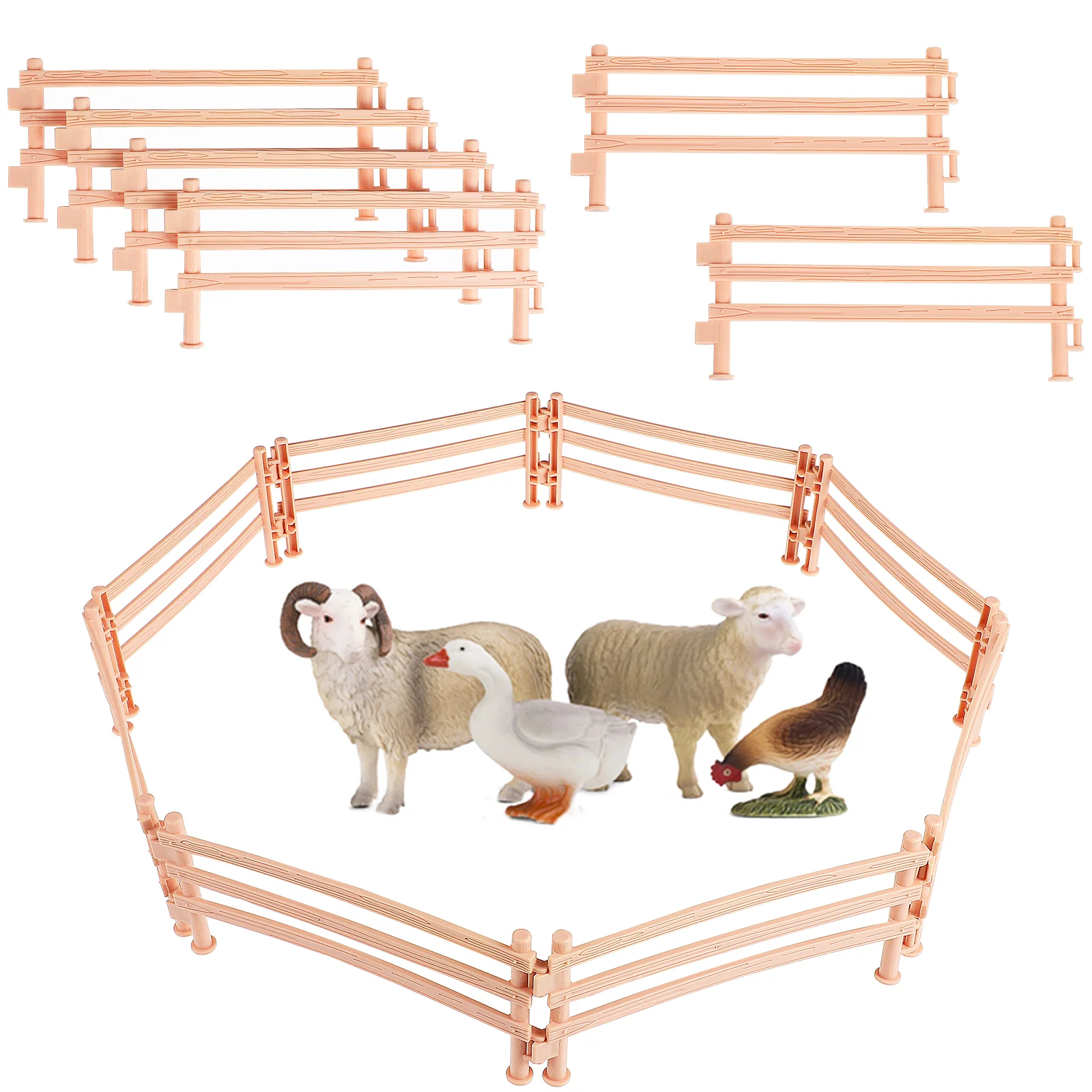 

The Fence Barn Toy Fencing Panel Accessories Farm Animals Fences Models Corral Panels Toys Treehouse