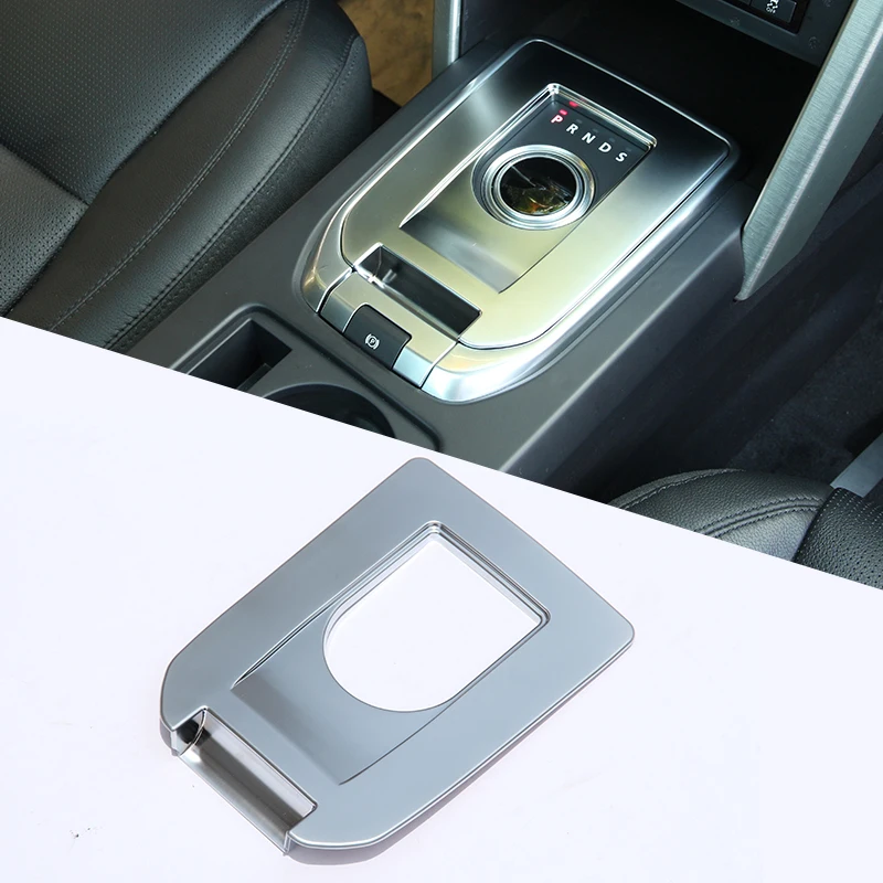 

1 Pcs ABS Matte Silver Gear Shift Cover Trim For Land Rover Discovery Sport 2015-2017 Car Accessories fast ship