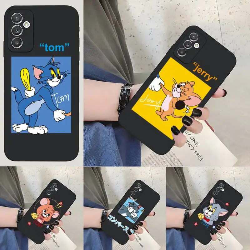 

Cat And Mouse Couple Phone Case For Samsung M30 M31S M51 M10 M11 M20 M21 Prime S9 S8 S7 S6 Edge Shell Cover