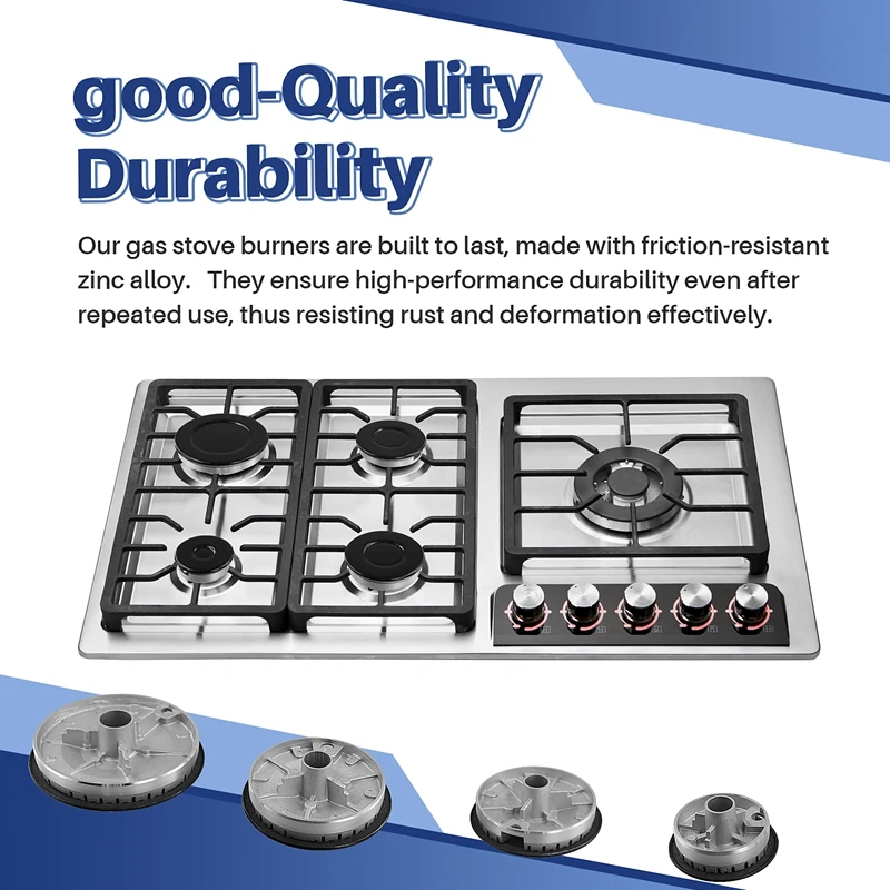 4 шт. замена портативной горелки для газовой плиты-детали головки поверхностной