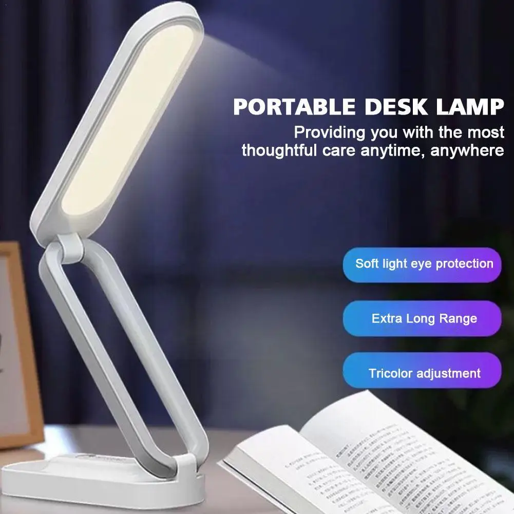 

Foldable Rechargable Desk Lamp New Arrival Usb Dimmable Led Lamp Lamp Reading Table Home Eye Light Office Portable Protecti U2k8