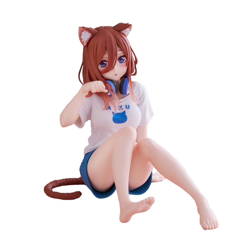 

Pre-Sale The Quintessential Quintuplets Nakano Miku Cat Household Clothes Ver. Anime Figure Cartoon Model Toy Ornaments Gifts