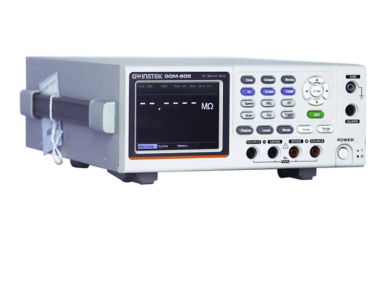 GWINSTEK фиксированный уток GOM-805 четырехпроводной микроомметр постоянного тока
