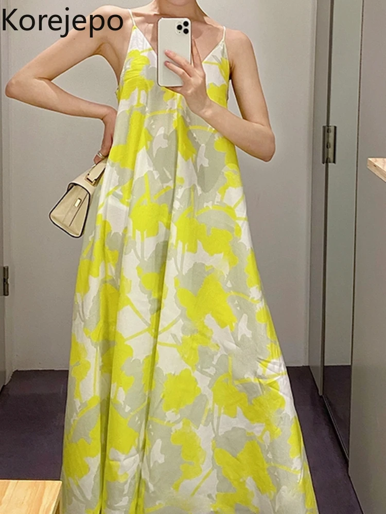 

Платье женское с принтом, V-образным вырезом и поясом