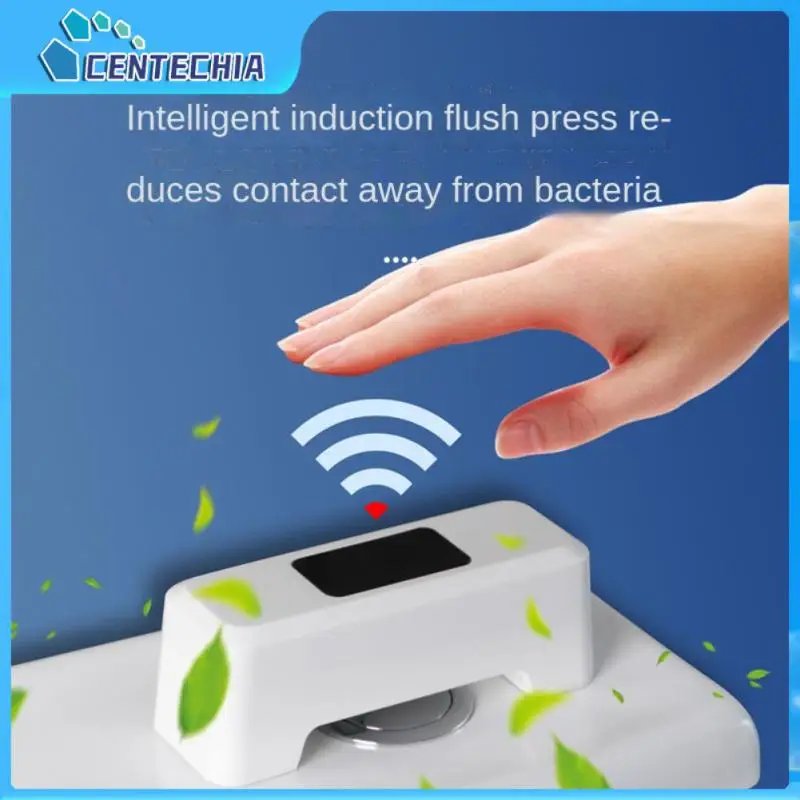 

Non-contact Button Bathroom Touchless Infrared Induction Toilet Detector Button Smart Home Automatic For Children Elderly New