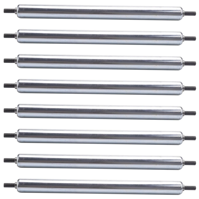 

8Pcs 25Mm X 300Mm Carboon Steel Assembly Line Conveyor Roller