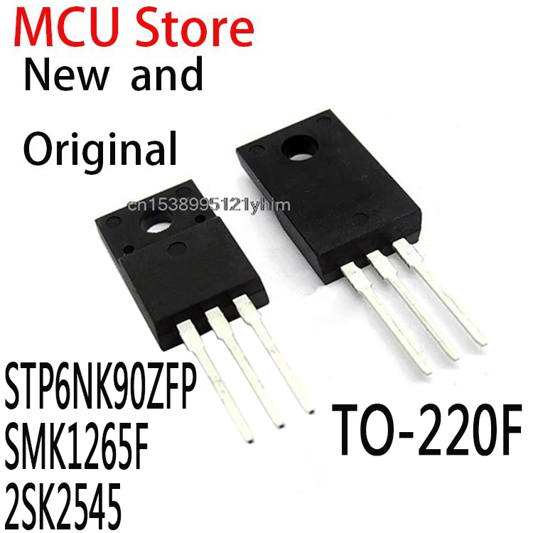 10 шт TO-220F STP6NK90Z P6NK90ZFP STP6NK90 P6NK90 P6NK90Z 6NK90 TO220F SMK1265 K2545 600V 6A STP6NK90ZFP SMK1265F 2SK2545