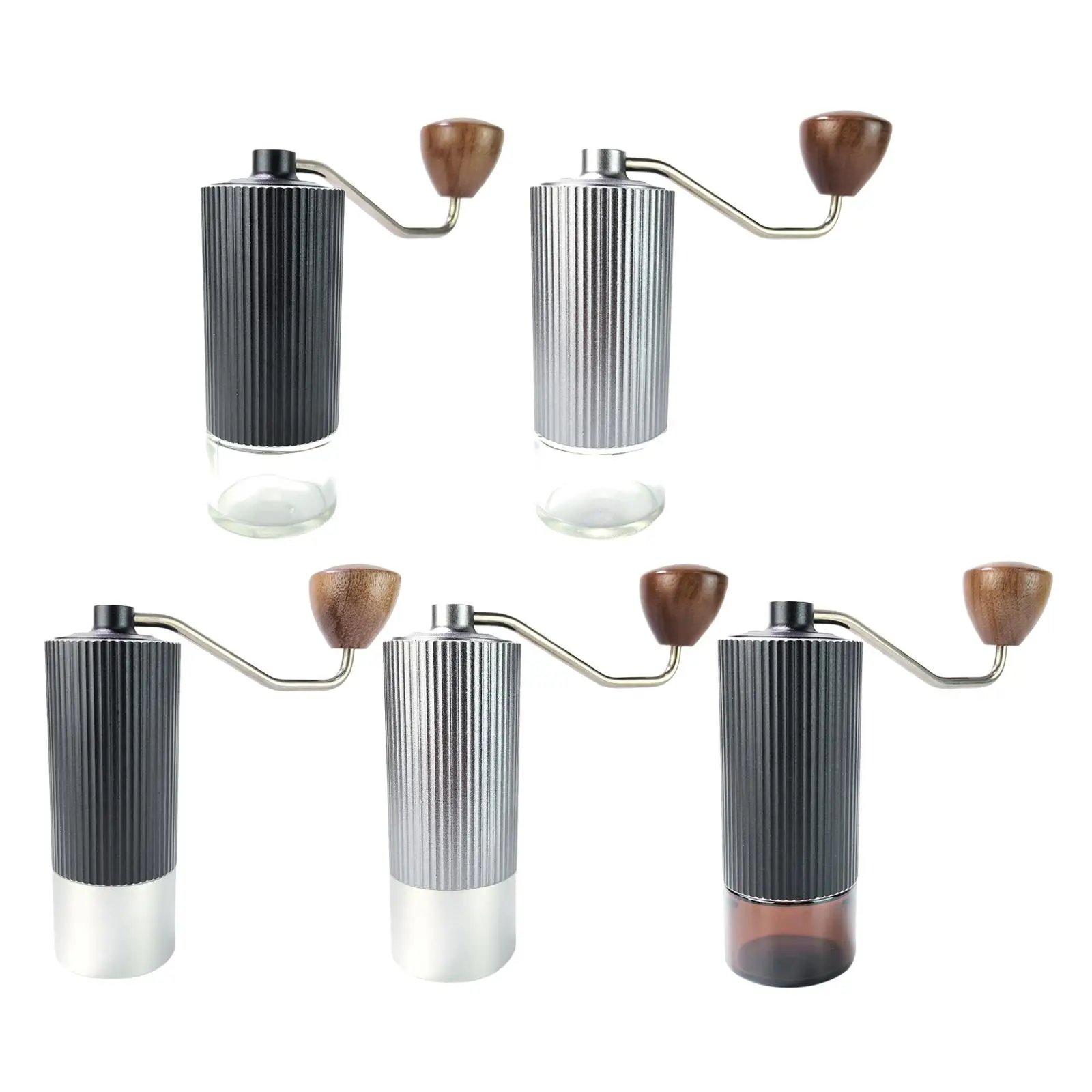 

Wooden Bean Grind Manual Coffee Grinders Adjustable Premium Portable Classic Coffee Bean Grinder for home Office Travel