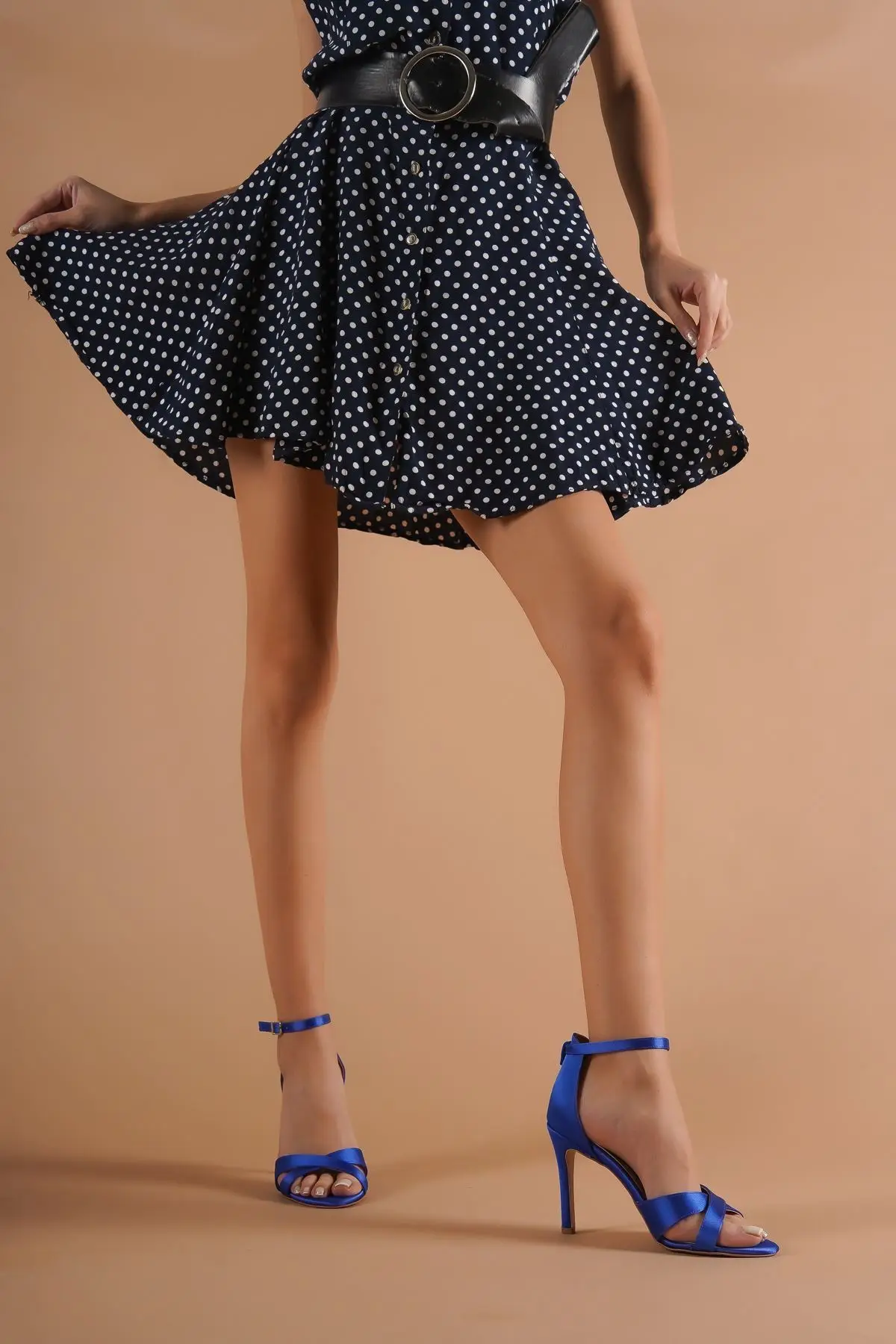 

Women's Fashion Satin Heels Shoes