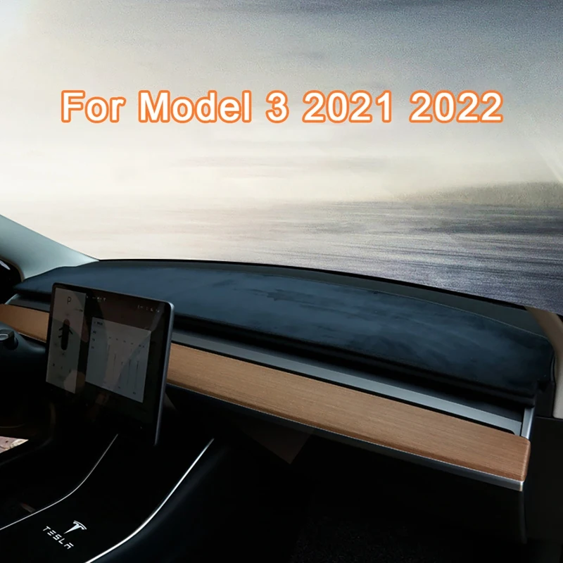 

Коврик для приборной панели автомобиля Tesla Model 3 2017 2018 2019 2020 2021 2022