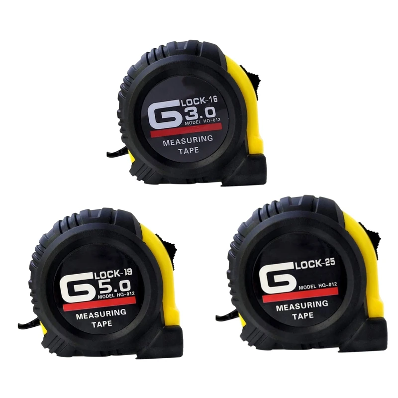 

Tape Measure Retractable Metric & Imperial Measuring Tape Impact Resistant Tape