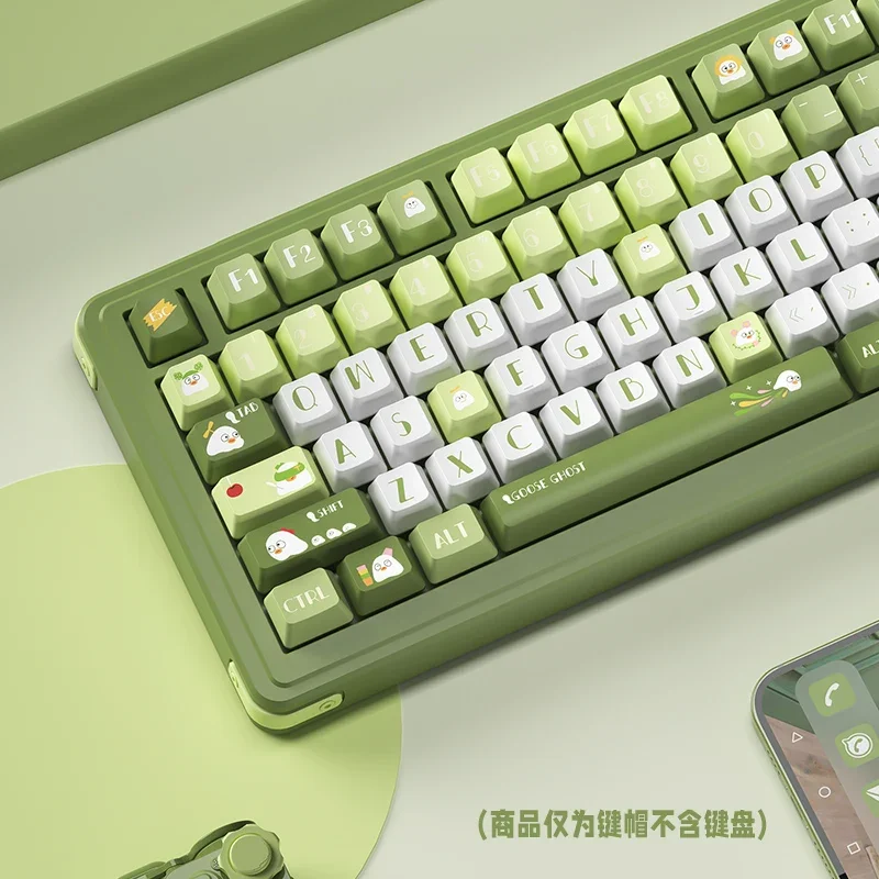 Клавиатура с большой гусиной тематикой призрака материал PBT сублимационный