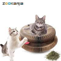 magic organ cat scratch board cat toy with bell cat grind claw gatos climbing corrugated paper cat scratch toy cat product jouet