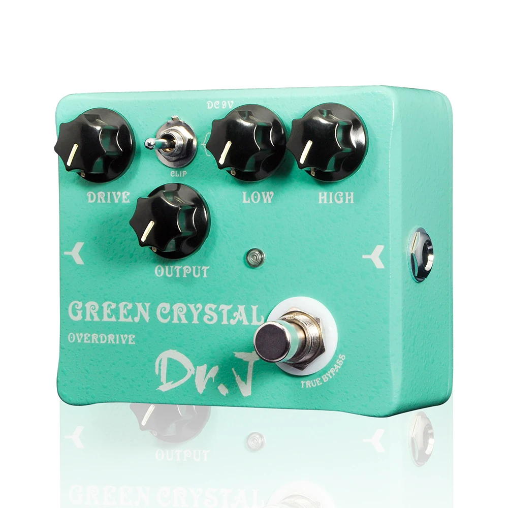 Педаль для гитары D50 GREEN CRYSTAL Overdrive педаль создания эффектов на гитаре ручки