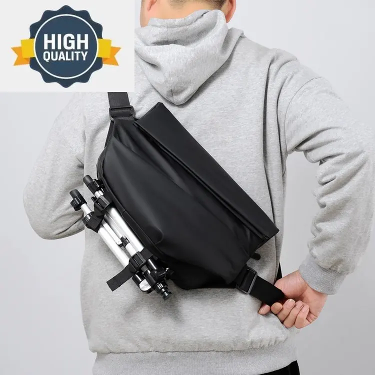 online celebrity 2023 large-capacity diagonal men's chest bag crossbody out storage s business backpack
