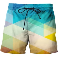fashion beach shorts for men summer board shorts fashion swimsuit mens drawstring sport shorts male quick dry swimming trunks