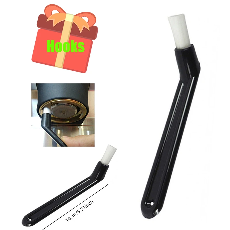 

2PCS Coffee Machine Cleaning Brush Coffee Dust Brush Espresso Machine Coffee Grime Cleaner Brush Plastic Handle Cleaning Tools