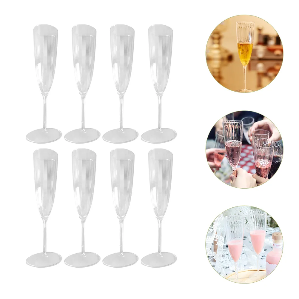 

Glassescups Flutes Champagne Wedding Birthday Party Supplies Cocktailllama Toasting Clear Drink Unbreakable Stemware Decorative