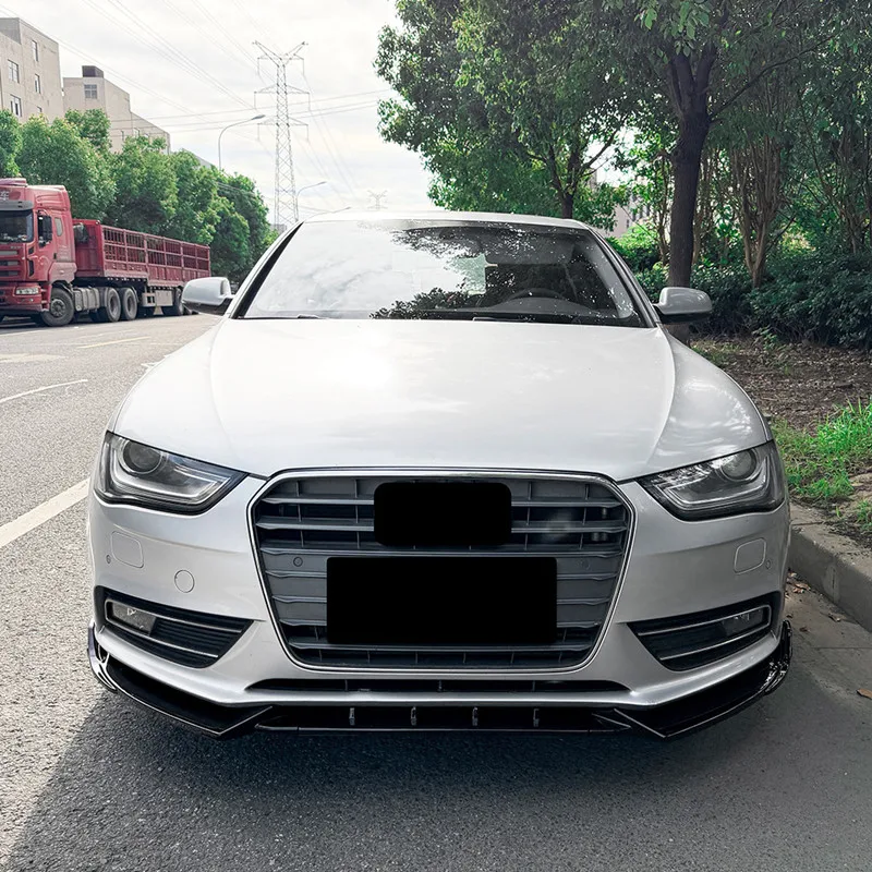 Фото Для Audi A4 B8.5 Standard 2013-2016: Передний бампер, сплиттер, защита кузова, внешние тюнинг-аксессуары №5