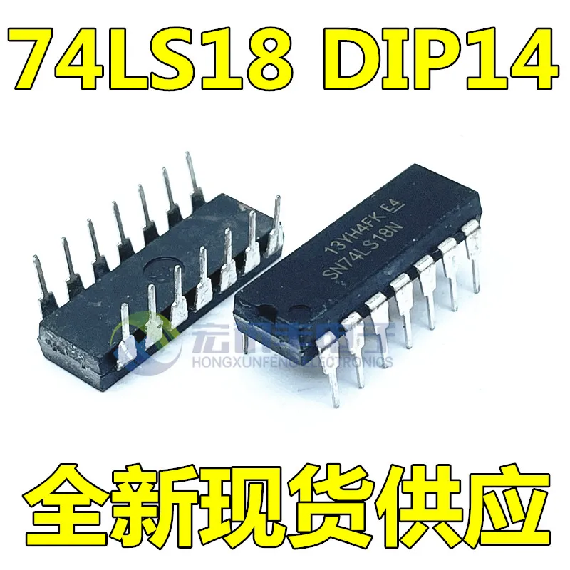 

Бесплатная доставка SN74LS18N HD74LS18P 7418 74LS18 DIP14 10 шт.