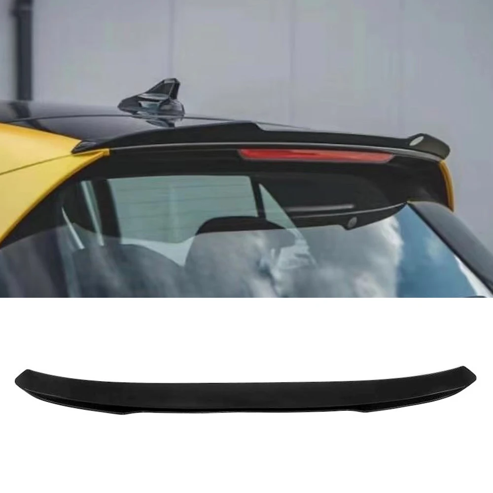 

Car Rear Roof Spoiler Boot Lip Wing for Volkswagen MK8 Golf 8 Pro Rline 2021 ABS Carbon Look Glossy Black Roof Spoiler