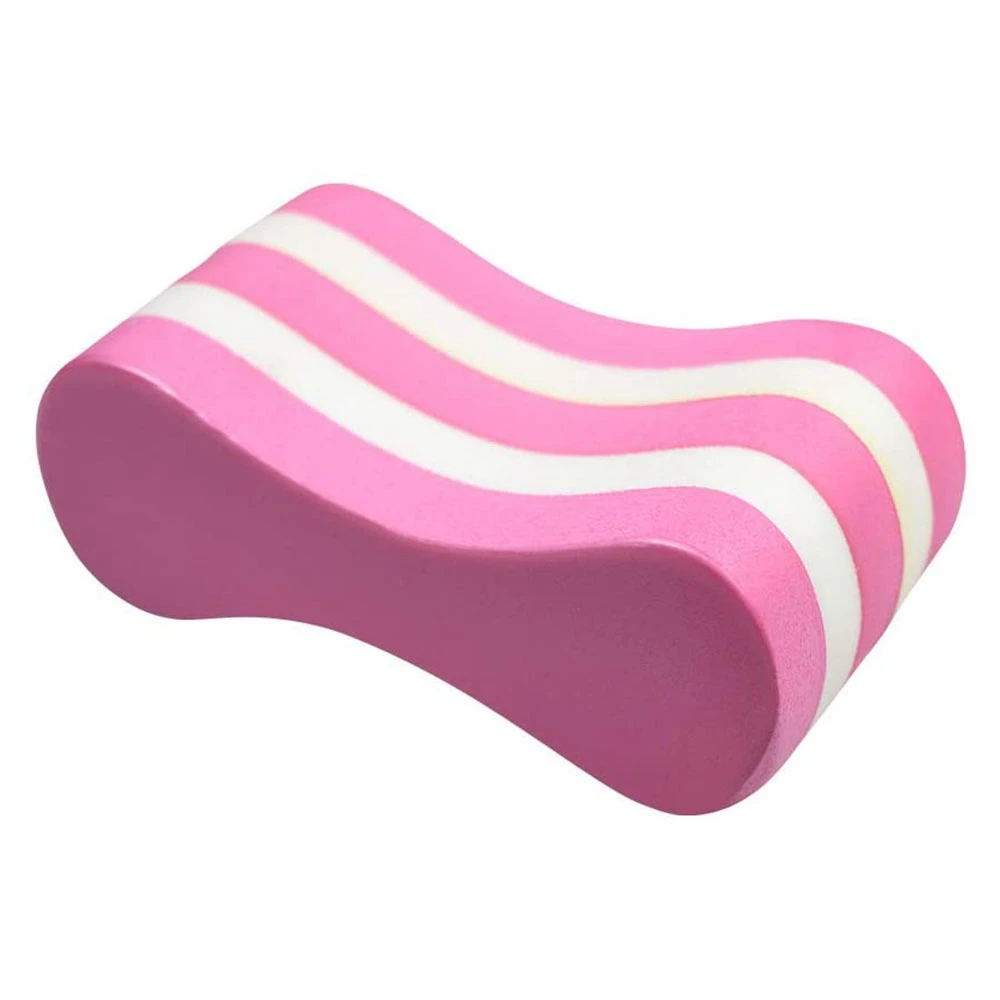 

NEW-1 Pcs Pull Buoy Pink And White Thicken Foam Pull Float Correct Swim Posture Flotation Device Swimming Training Aid