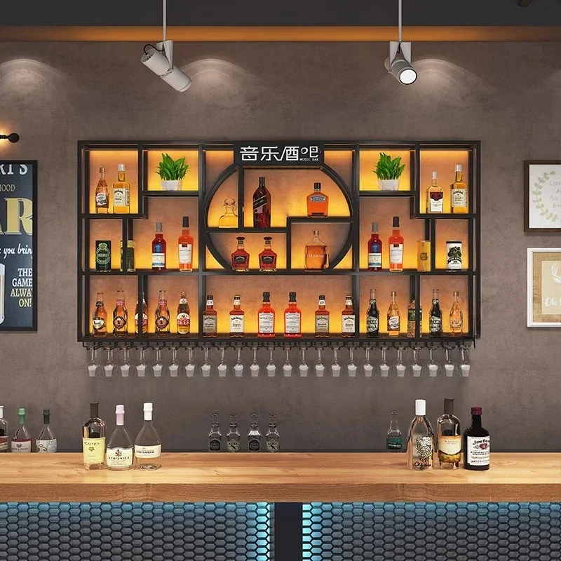 Аксессуары для бара домашние бары плавающая полка современная настенная стойка