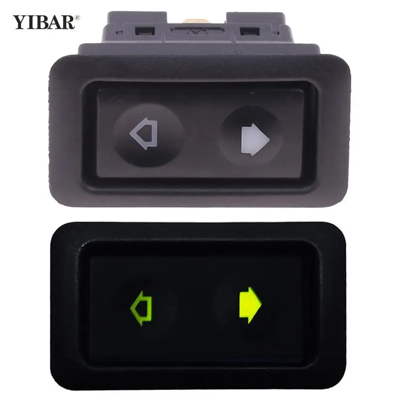 

10-30 А электрическая кнопка переключения стекла для всех автомобилей с зеленой светодиодной подсветкой Автомобильная кнопка переключателя ...