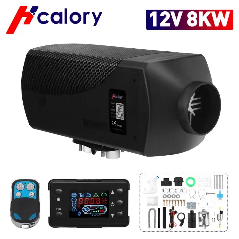 

Hcalory Car Heater 5-8KW 12V Air Diesel Parking Heater With Remote Control + LCD Monitor for RV Motorhome Trailer Trucks Boat