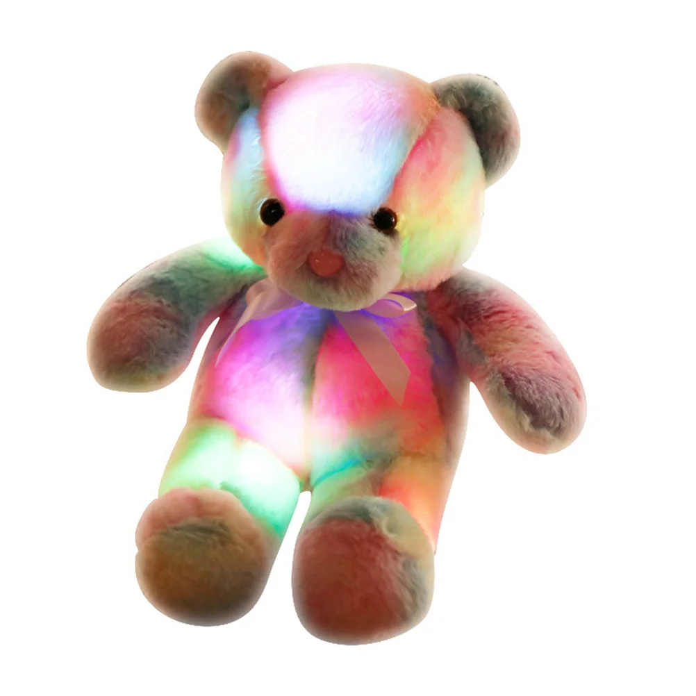 

Stuffed Lightanimal Animalsplush Toy Huggers Led Valentines Kids Boys Rainbow Lighted Plushies Glowingnight Lights Toys Bears