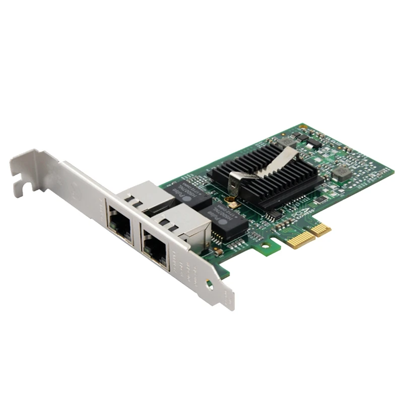

Dual Port PCI-E Gigabit Network Card 82575EB E1G42ET/EF/E1G44ET Gigabit Server Adapter For Computer