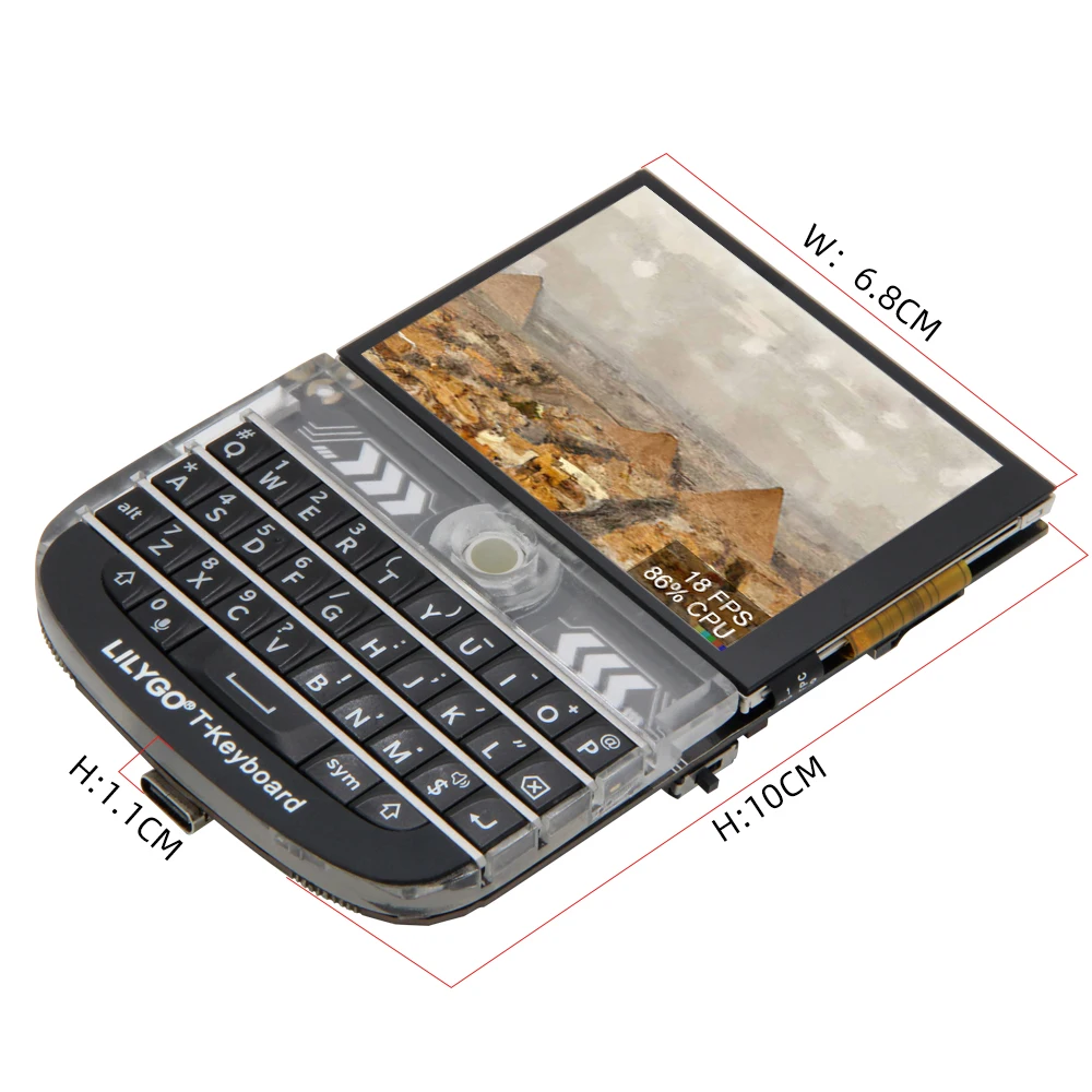 Модуль T-Deck ESP32-S3 LoRa 2 8-дюймовый ЖК-дисплей макетная плата LoRaWAN большой радиус