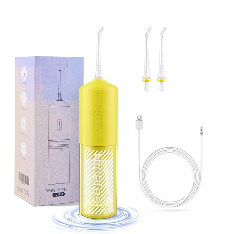 

Mini Magnetic Oral Irrigator Portable Water Flosser USB Rechargeable Dental Water Jet Waterproof Teeth Cleaner For Family Use