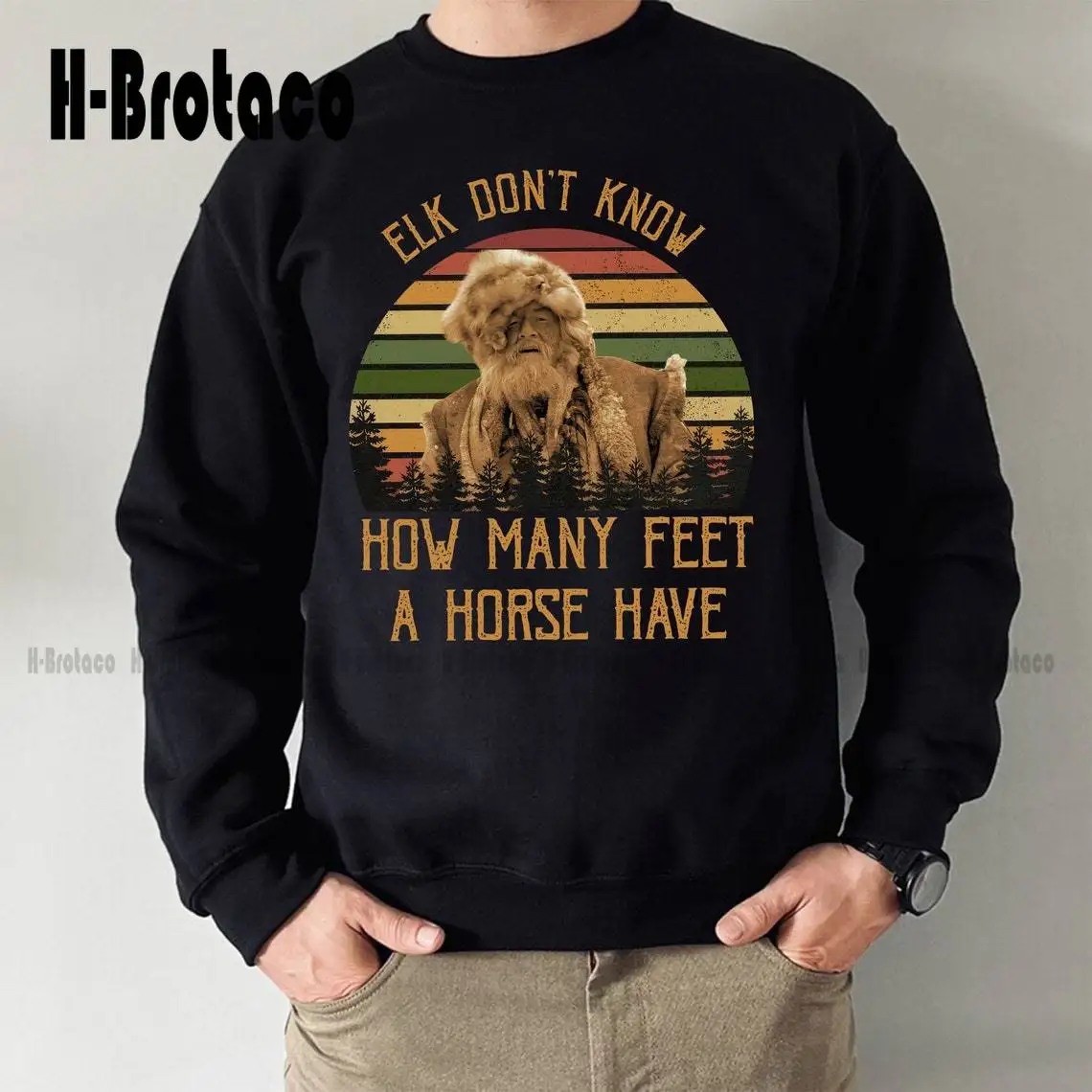Will Geer Elk не знаю сколько футов у лошади Винтажная футболка фильмы Цитата унисекс