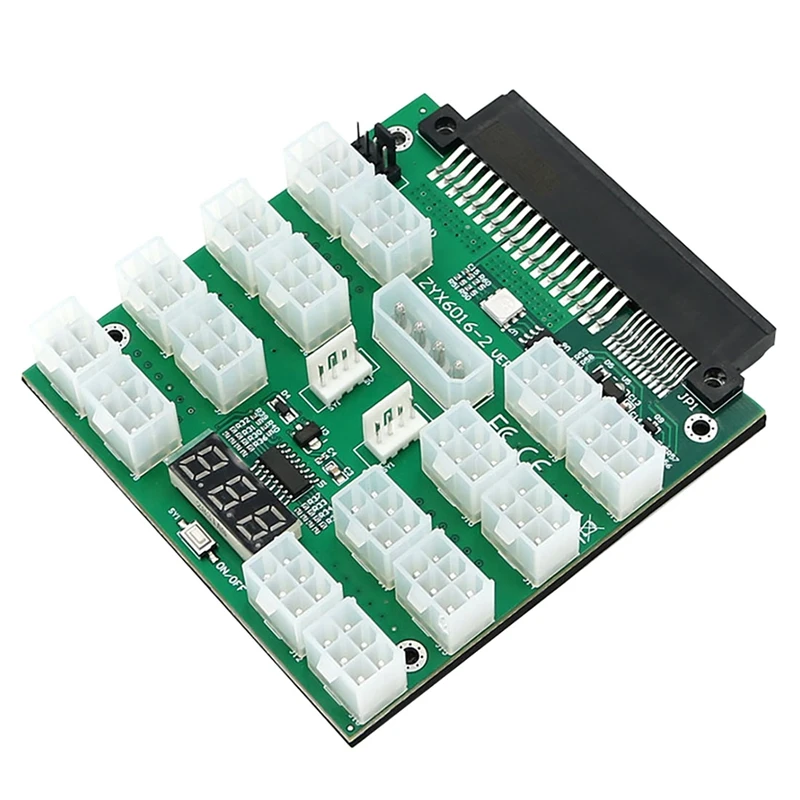 

Upgrade Version ATX 16X 6 Pin 12V Power Supply Breakout Board For Dell Brand PSU And ETH/BTC Mining